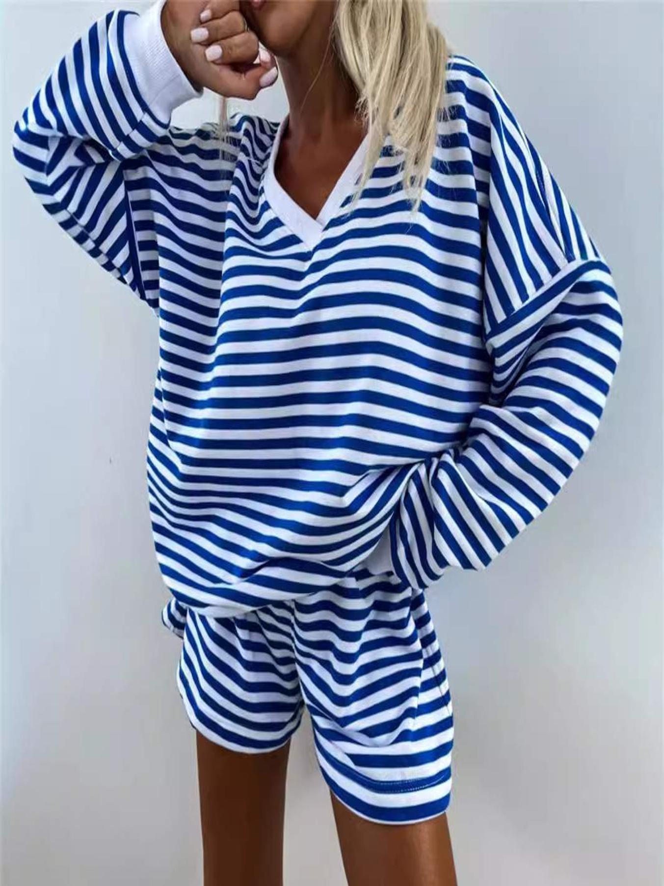 Stylish Striped Loungewear: Perfect Summer Set