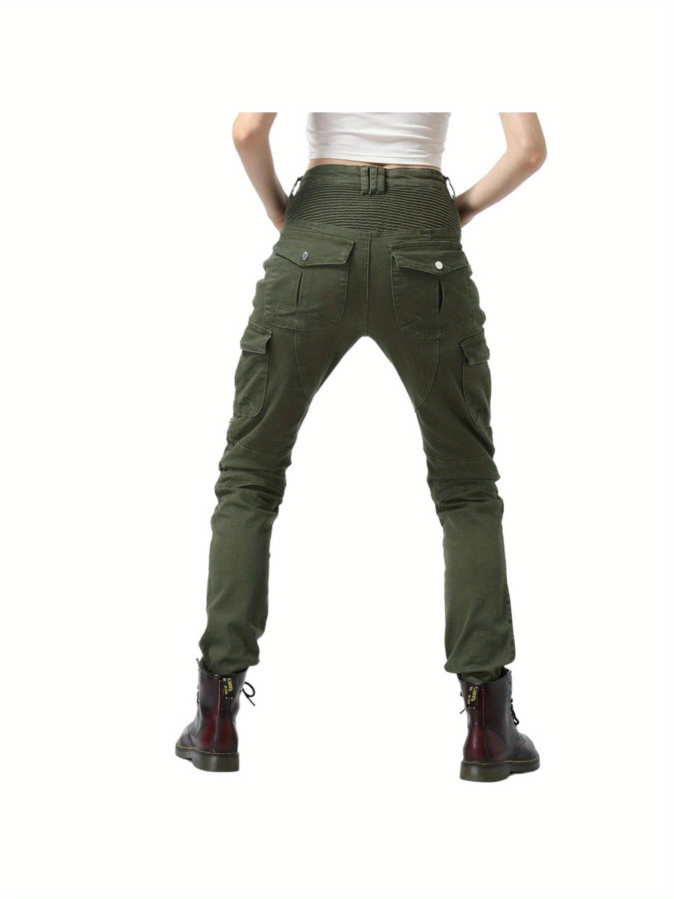 Women's Casual Pants High Waisted Stretchy Comfortable Workout Yoga Travel Jogger Trousers with Pockets for Daily Wear