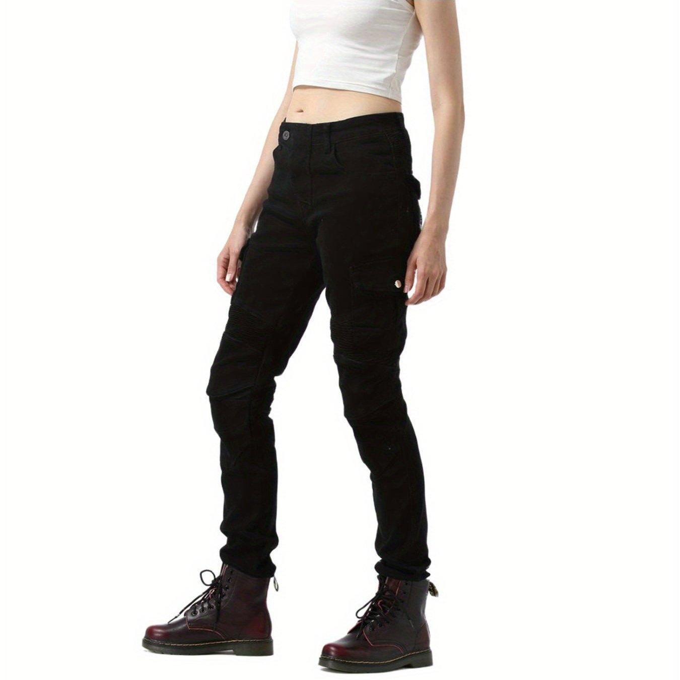 Women's Casual Pants High Waisted Stretchy Comfortable Workout Yoga Travel Jogger Trousers with Pockets for Daily Wear
