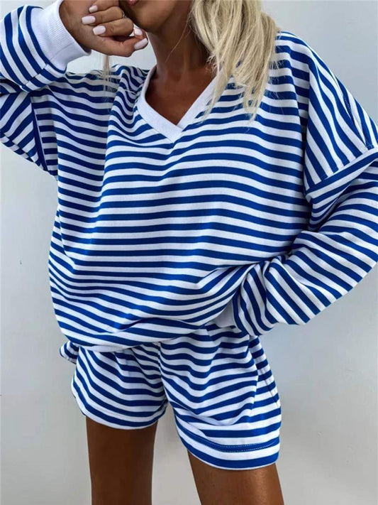 Stylish Striped Loungewear: Perfect Summer Set