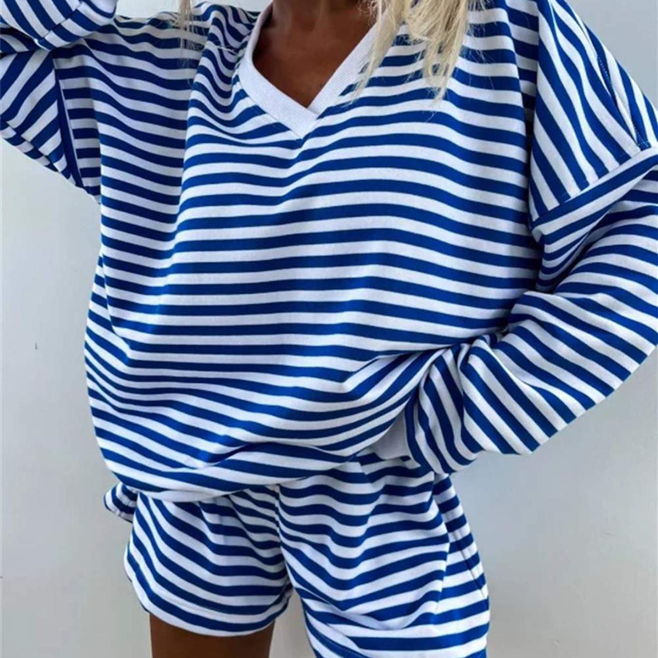 Stylish Striped Loungewear: Perfect Summer Set