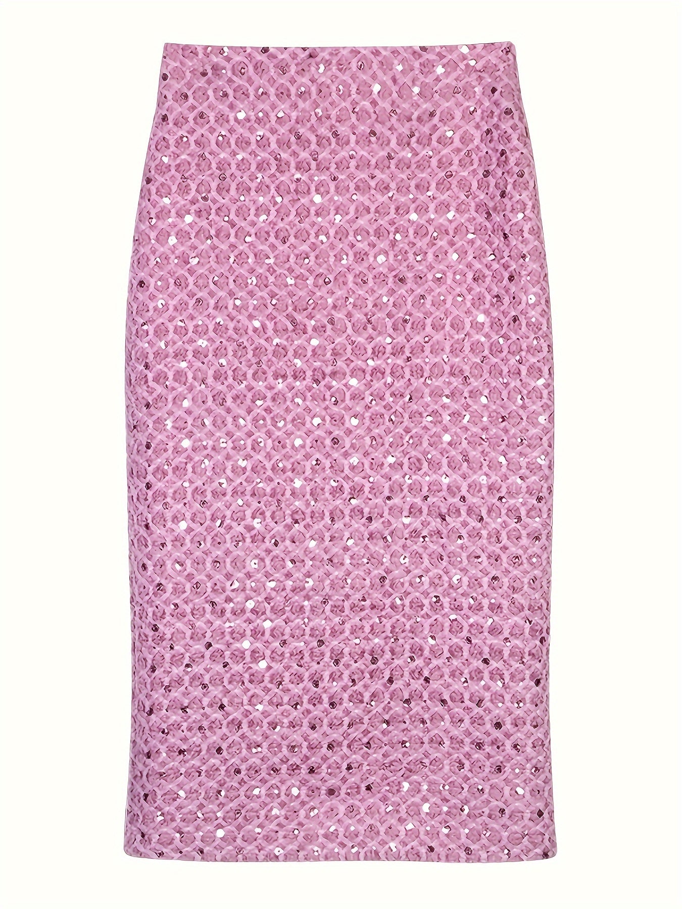 Luxury Peony Purple Dress New Luxury Two-Piece Dress Set for Wealthy Young Ladies - Sophisticated Peony Purple, Sequins Embellished, Coarse Tweed, Priced at 28690