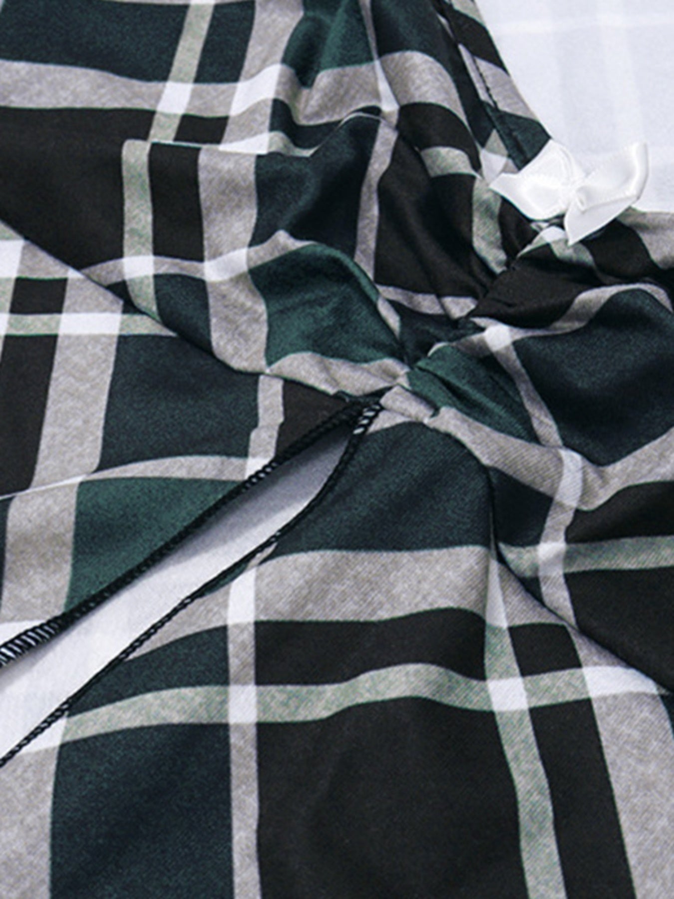 Women 2pcs Outfits Vintage Plaid Split Tank Tops and Mini Skirt Summer Streetwear Aesthetic Clothes