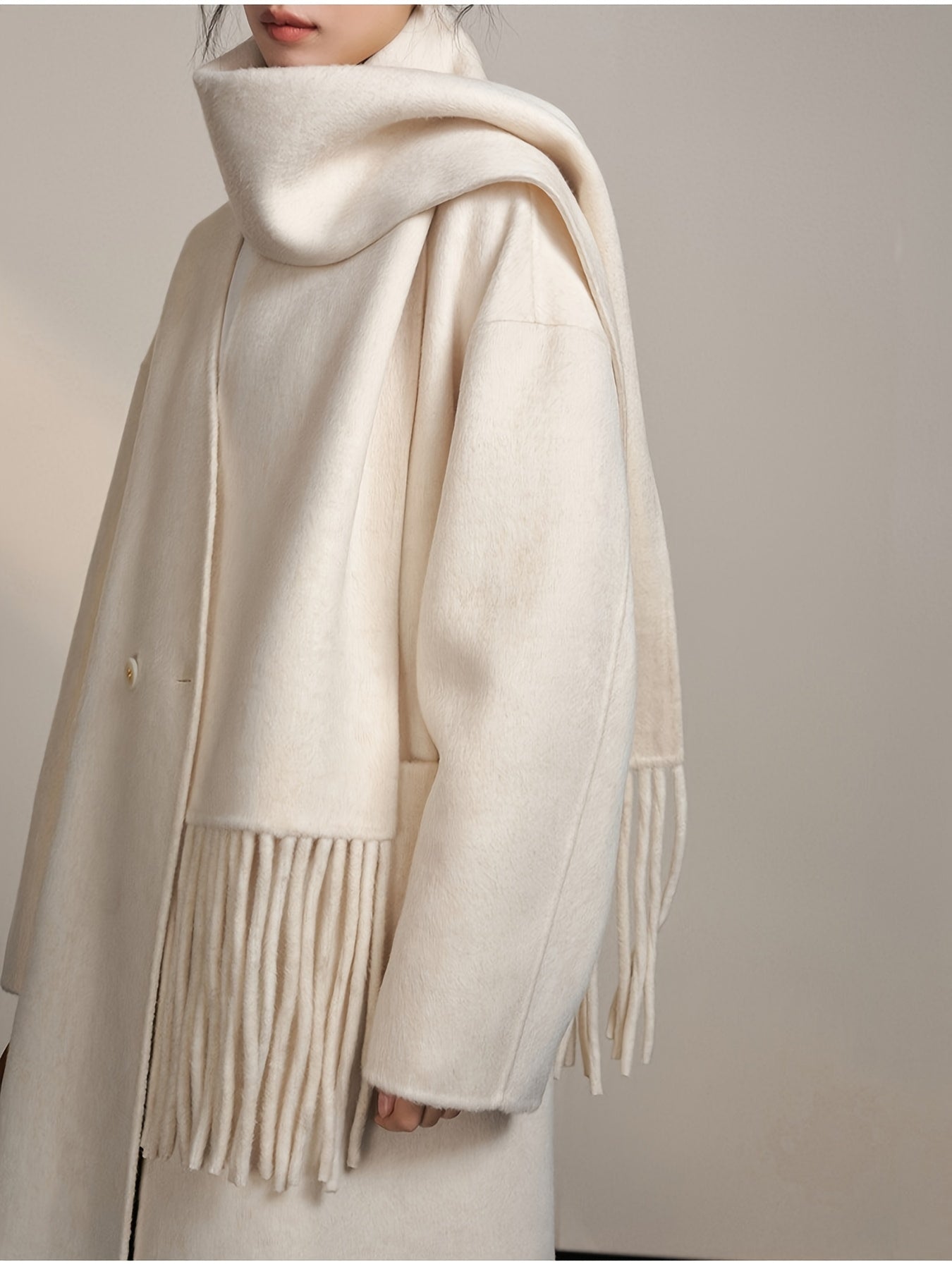 Women's Elegant Korean Winter Coat - Long Formal & Casual Outerwear - Non-Stretchy Structure for Everyday & Special Events - Autumn\u002FWinter Season Outerwear - by Youden Choi